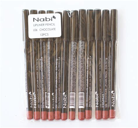 12 Pcs Nabi L06 Chocolate Lip Liner Lipliner Pencil Ebay