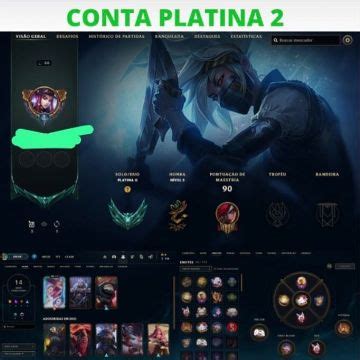 Conta Platina League Of Legends Contas Ggmax