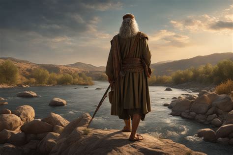 Image of the prophet Ezekiel next to the Chebar river. All w... by JOSÉ MARIA PINTO SANCHEZ ...