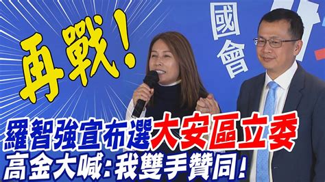 4年在地耕耘沒間斷 羅智強宣布選 大安區立委 高金大喊 雙手贊同 Ctinews Youtube