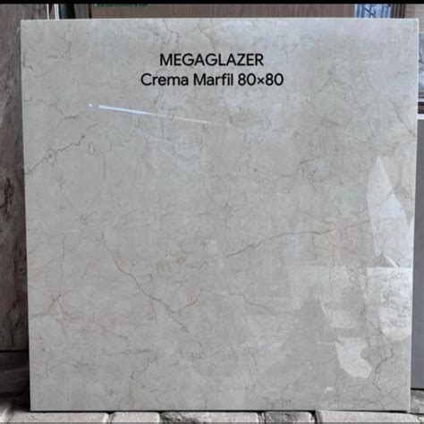 Jual Granit Lantai X Mega Glazer Cream Marfil Shopee Indonesia