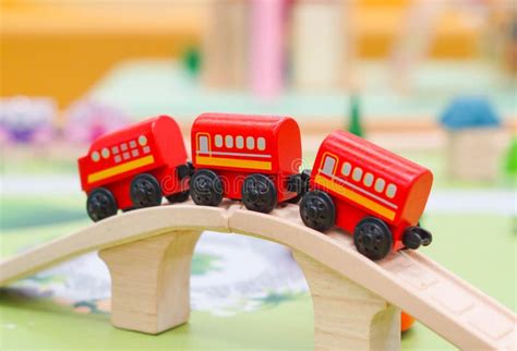 Red Toy Train Stock Photo Image Of Focus Education 80103350