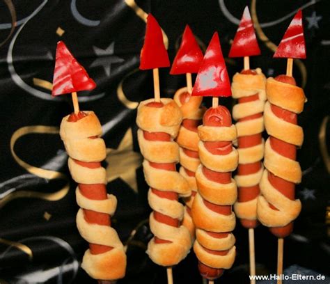 Silvester Raketen Geniales Rezept für Kinder Silvester buffet