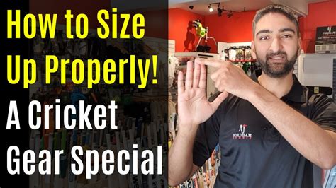 Cricket Equipment Sizing Guide Tips And Advice Youtube