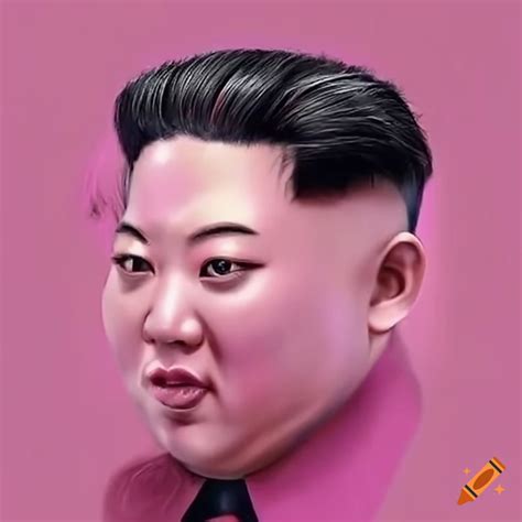 Funny Illustration Of Kim Jong Un As A K Pop Star On Craiyon