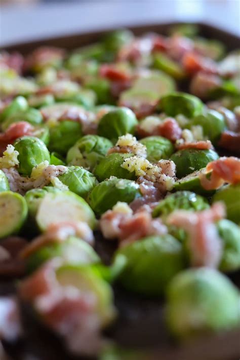 Roasted Brussels Sprouts With Bacon The Seasoned Skillet