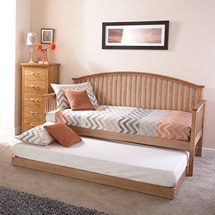 GFW Madrid Day Bed And Trundle Oak Amazon Co Uk Everything Else