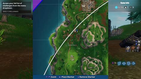 Fortnite Snobby Shores Treasure Map And Golf Tee Locations Week 5 Guide