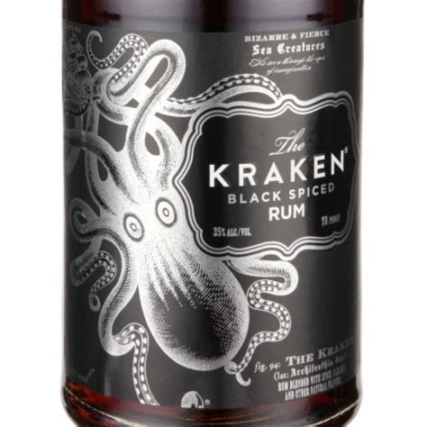 The Kraken Black Spiced Rum 750 Ml Kroger