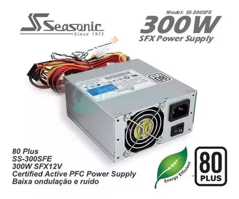 Mini Fonte Seasonic Atx Ss Sfe Pfc Plus Gamer Parcelamento