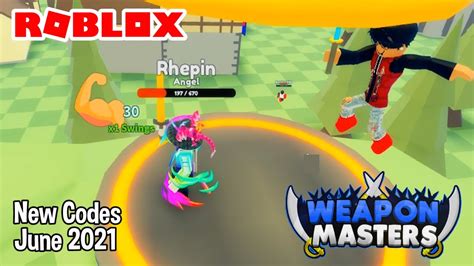 Roblox Weapon Masters New Codes June Youtube