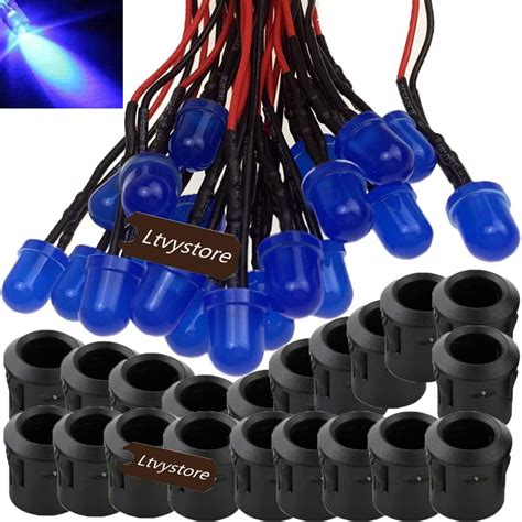 Amazon Ltvystore Mm V Blue Led Pre Wired Prewired Inch