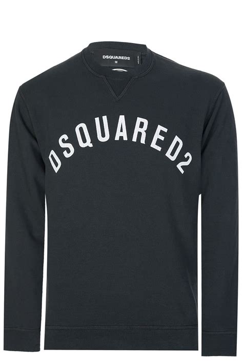 Dsquared Logo Print Sweatshirt Black