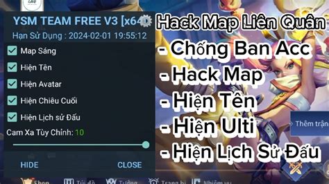 Hack Map Liên Quân 1 53 1 3 Chống Ban Acc Antiban Hack Map Cam Xa