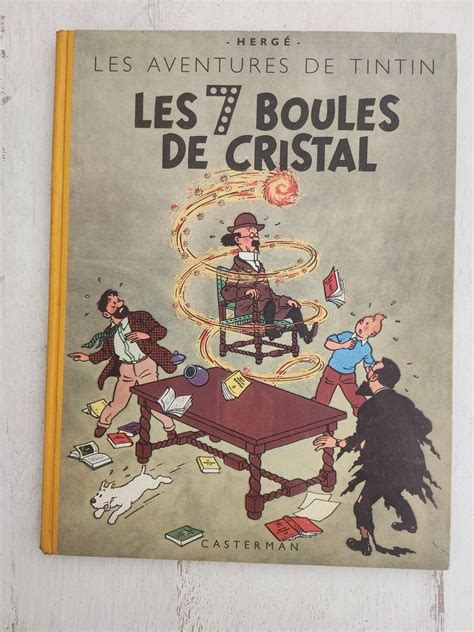 Tintin T Les Boules De Cristal B C Album First Edition