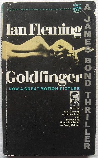 1960s Goldfinger Ian Fleming Vintage Paperback Book James Bond 007 A