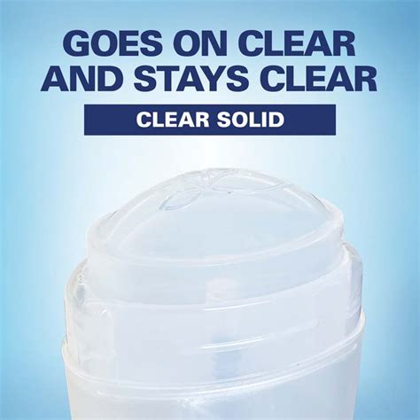 Clear Solid Deodorant Clear Waterlily Secret