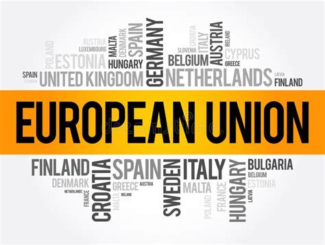 Europäische Union Ist Eine Politische Und Wirtschaftliche Union Mit