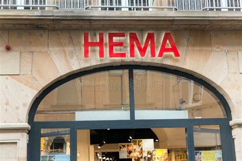 Hema logo on Hema store editorial stock image. Image of logo - 256008464