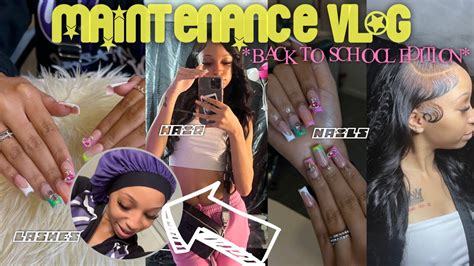 Back To School Maintenance Vlog College Freshmen Edition Hair Nails