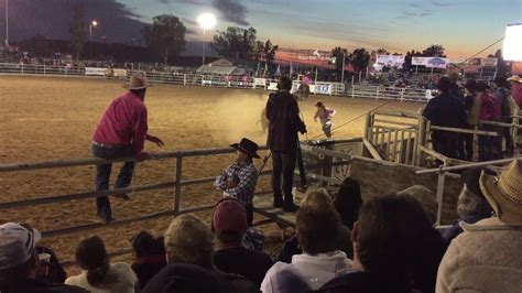 Freestyle Bullfighting At The Yuma Jaycces Silver Spurs Rodeo Youtube