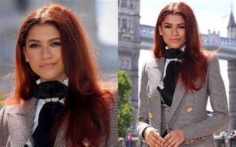 Tendência Cabelo Ruivo Alaranjado é Escolha De Zendaya Inspire Se No