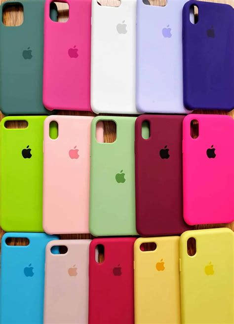 Silicone Case Iphone Logo Colores Iphone Fundas Iphone 7 Plus