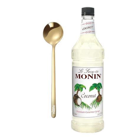 Amazon Monin Coconut Syrup L Sugar Free Tropical Flavor For