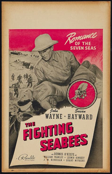 The Fighting Seabees 1944 John Wayne Susan Hayward Movie Poster Reprint ...