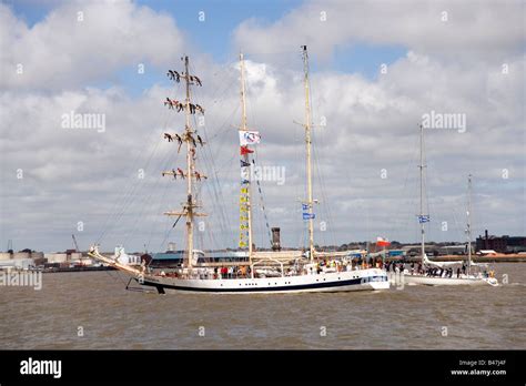 The Polish Ship The Pogoria Sailing Ship At The Tall Ships Race Parade