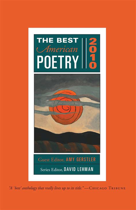 The Best American Poetry Book By Amy Gerstler David Lehman