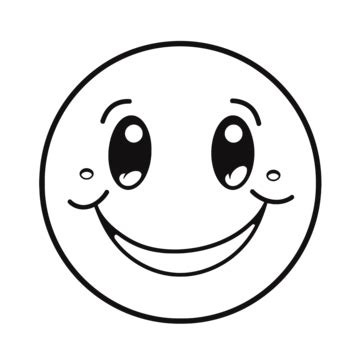 Happy Emoji Sketch PNG Transparent Images Free Download | Vector Files ...