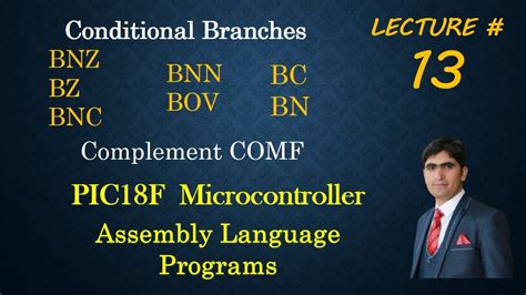 Conditional Branches Complement In Pic Microcontroller Comf Bnz Bz