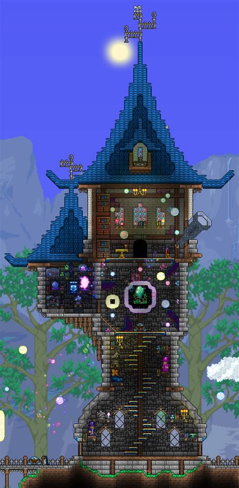 Builds - Sky Wizard Tower | Terraria Community Forums