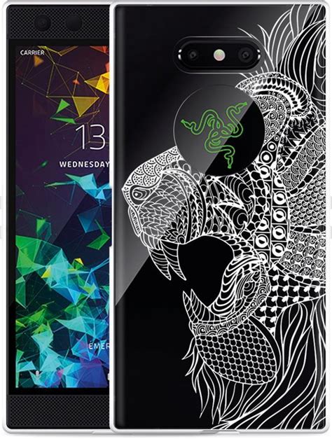 Razer Phone Hoesje Leeuw Mandala Wit Designed By Cazy Bol