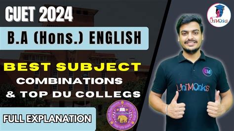 Cuet Subject Combination And Top Du Collage For B A Hons