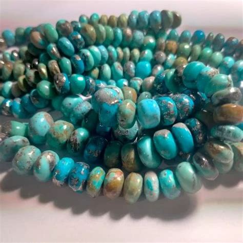 Blue And Green Roundell Natural Arizona Turquoise Bead At Rs Gram