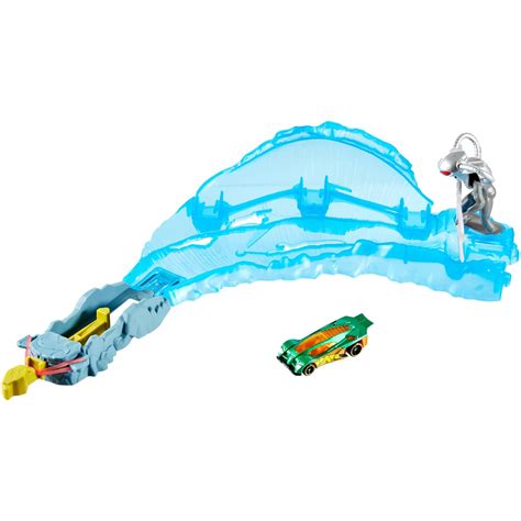 Hot Wheels DC Universe Aquaman Vs Black Manta Wave Wipeout Playset Walmart