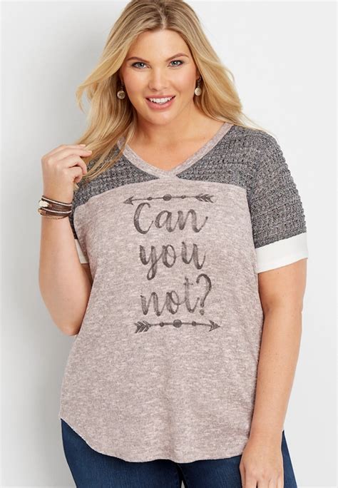 plus size can you not graphic tee | maurices