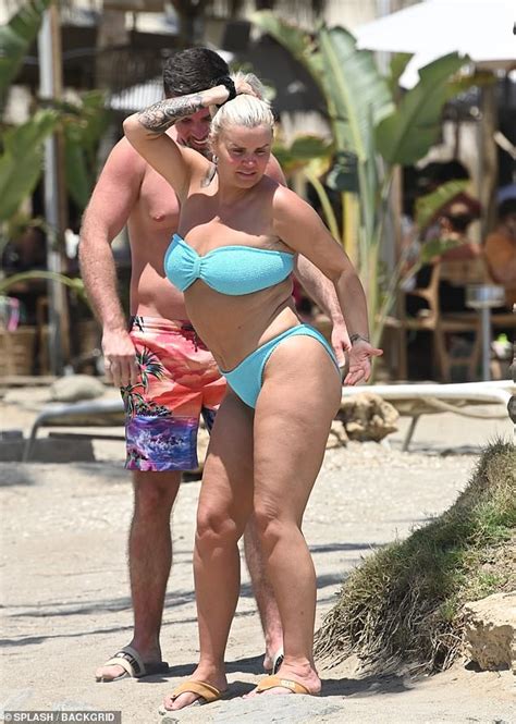 Kerry Katona Shows Off Her 4st Weight Loss In A Bikini As She Packs On The PDA With Cheeky