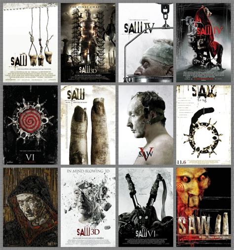 Saw Movie Posters