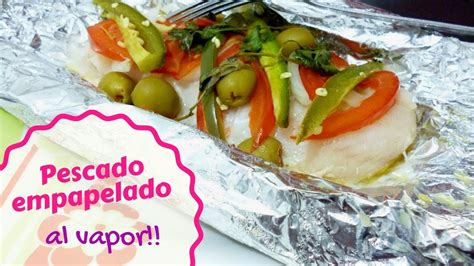 Pescado Empapelado Al Vapor Youtube