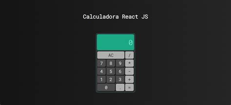 Github Jesiel Silva Calculadora React Meu Primeiro Projeto Feito Em