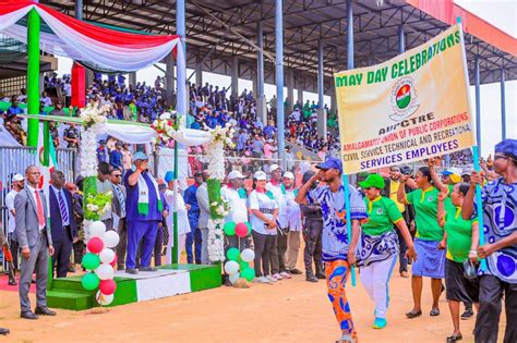 May Day Adeleke Calls Himself ‘comrade Governor As Workers Labour