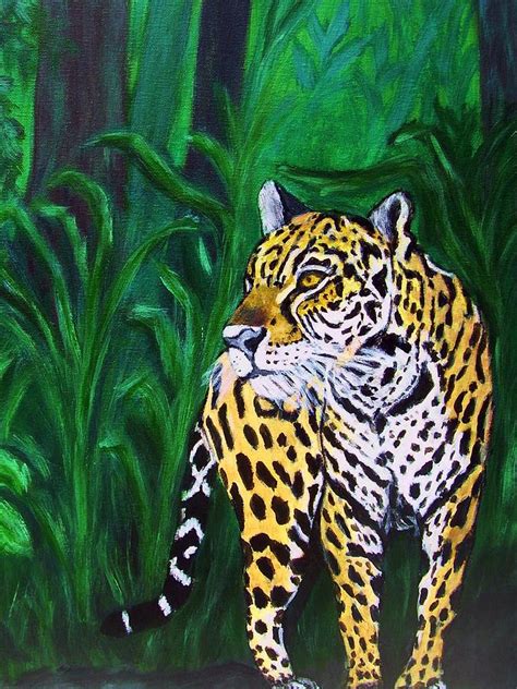 Jaguar Painting by Vickie Wooten - Fine Art America