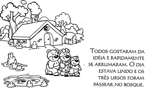 Desenhos De Cachinhos Dourados 3 Para Colorir E Imprimir