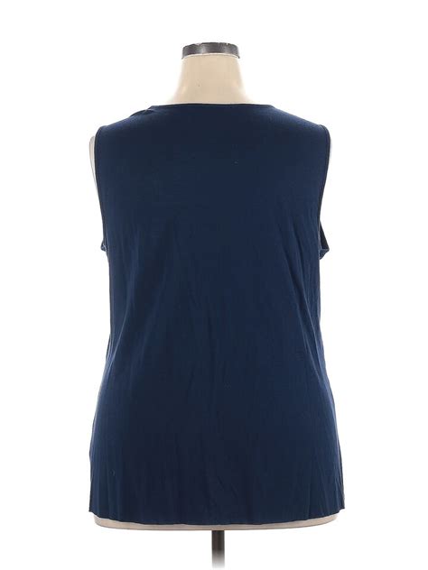 G By Giuliana Rancic Women Blue Sleeveless T Shirt 2x Plus Ebay