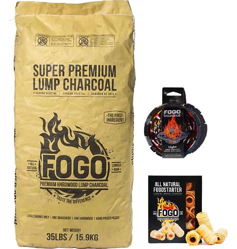 Fogo Super Premium Hardwood Lump Charcoal Pound Bag Fogostarters