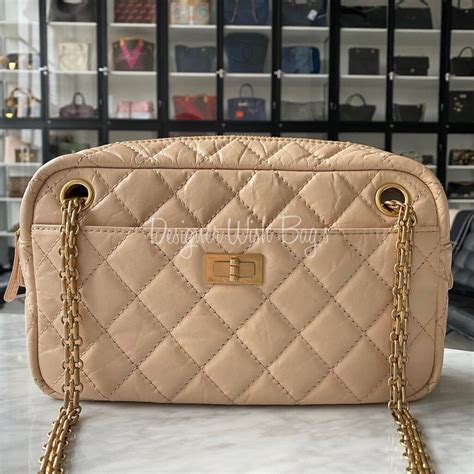 Chanel Camera Bag Beige Clair - Designer WishBags