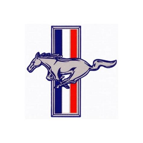 Ford Mustang Decal Running Horse With Tri Bar 5 High Left